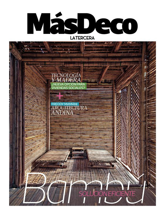 Aparición de Casa Núcleo, ganadora del concurso Patagonia Social Sustentable, en especial de madera en vivienda social de la revista MásDeco de la Tercera